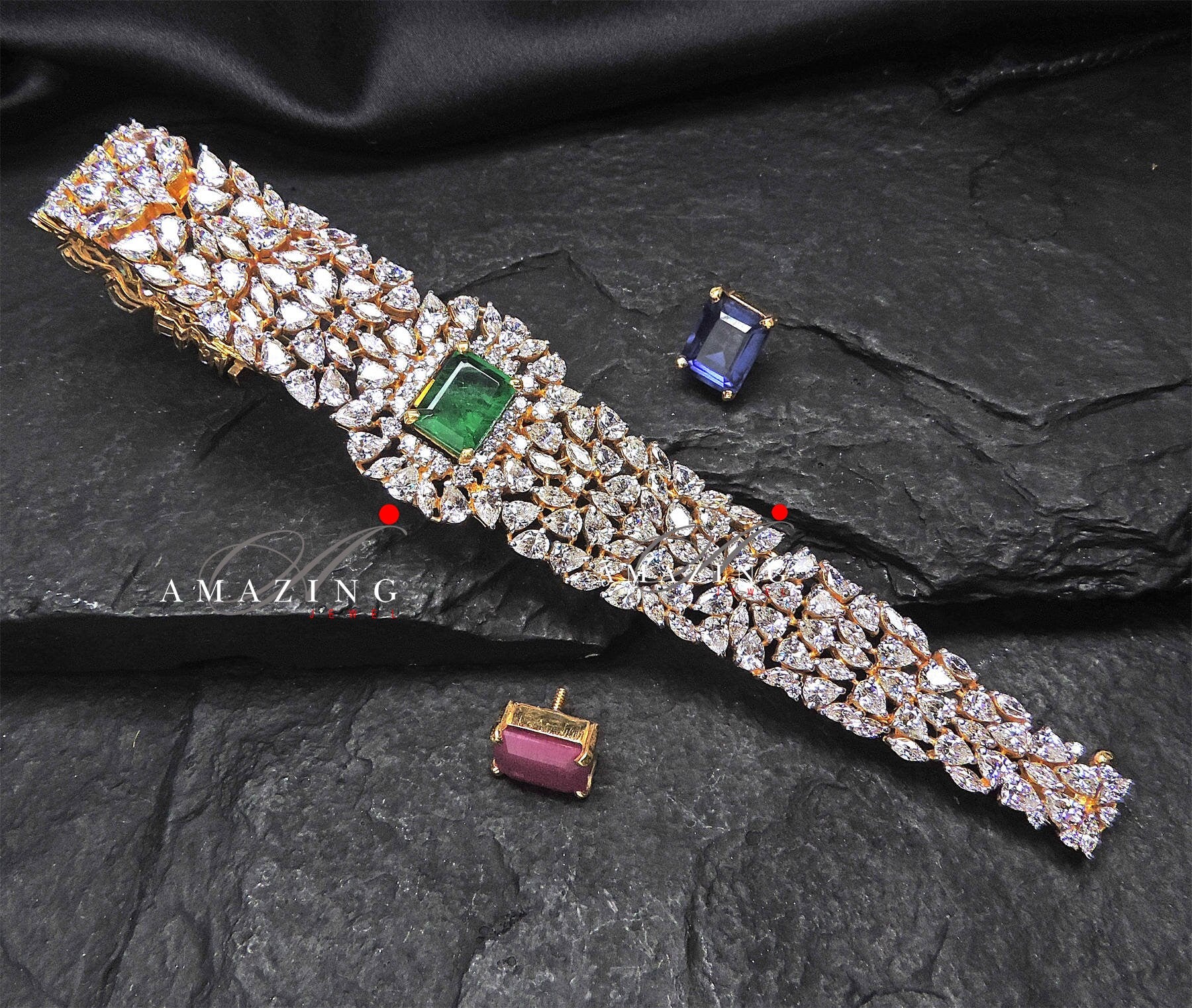 アクセサリー INDIAN JEWELRY Square Stamp Bracelet INDIAN JEWELRY Square Stamp Bracelet