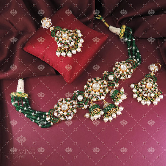 Polki Necklace Set