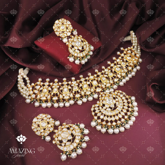 Polki Necklace Set