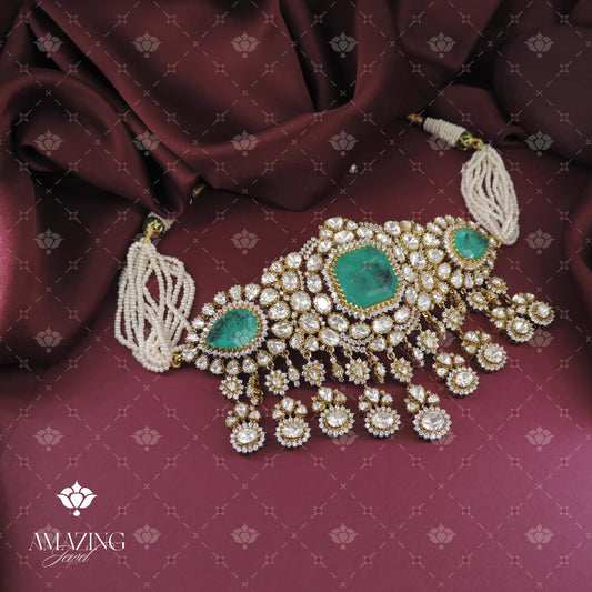 Polki Necklace Set