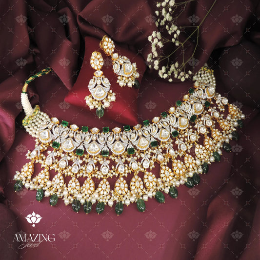 Polki Necklace Set