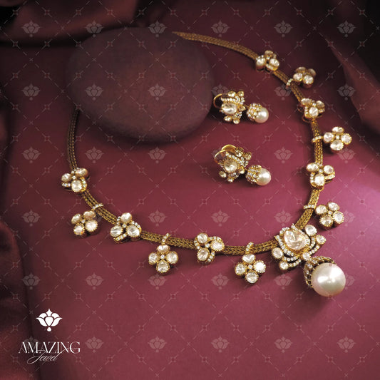 Polki Necklace Set