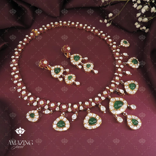 Polki Necklace set