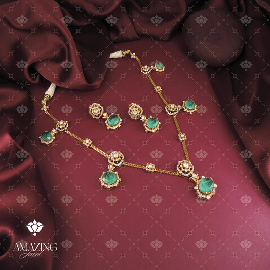 Polki Necklace Set