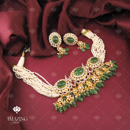 Polki Necklace Set
