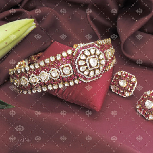 Polki Necklace Set