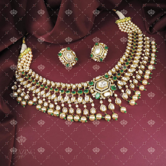 Polki Necklace Set