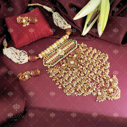 Polki Necklace Set