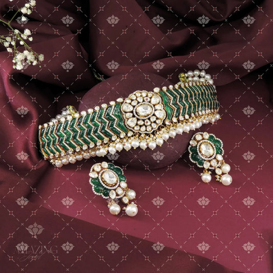 Polki Necklace Set