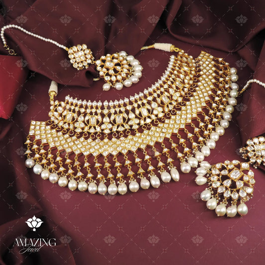 Polki Necklace Set