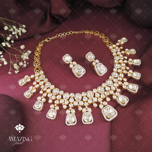 Polki Necklace Set
