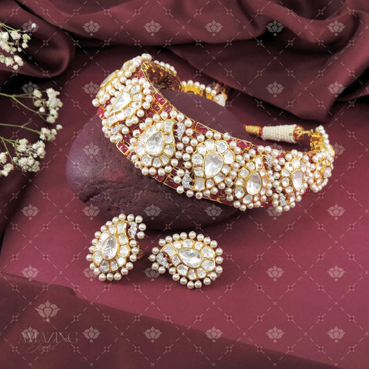 Polki Necklace Set