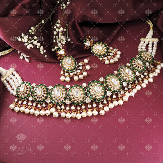 Polki Necklace Set