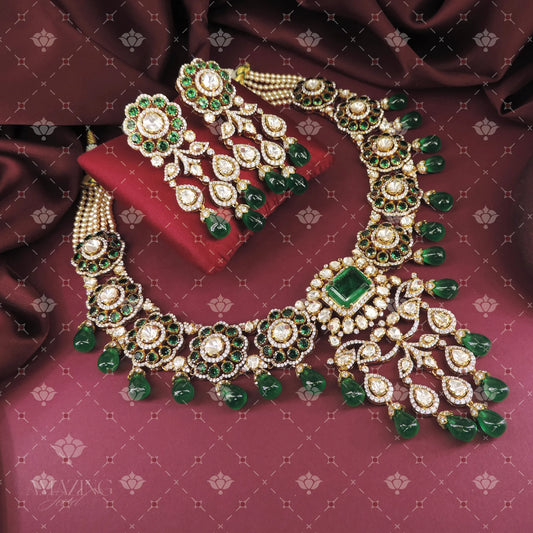 Polki Necklace Set