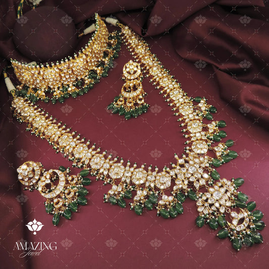 Polki Necklace Set