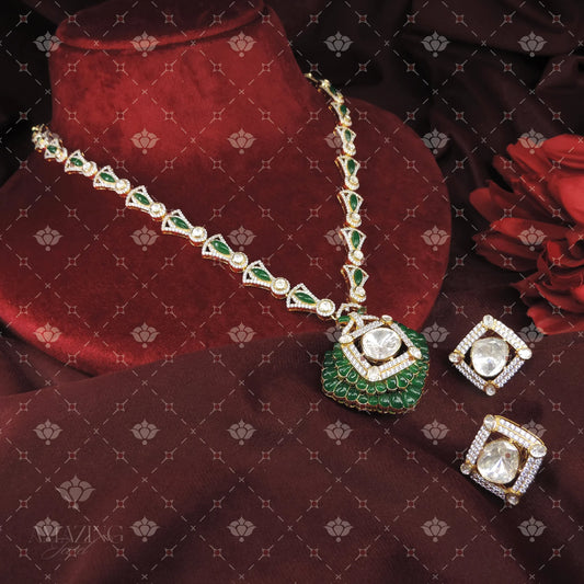 Polki Necklace Set