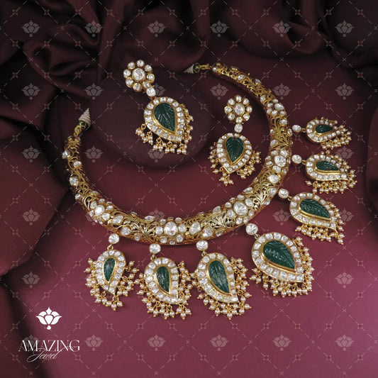 Polki Necklace Set