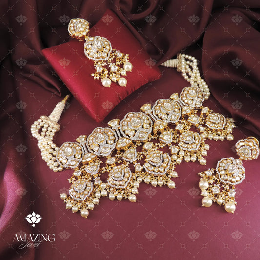 Polki Necklace Set