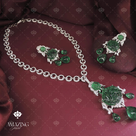 Studded Necklace Set