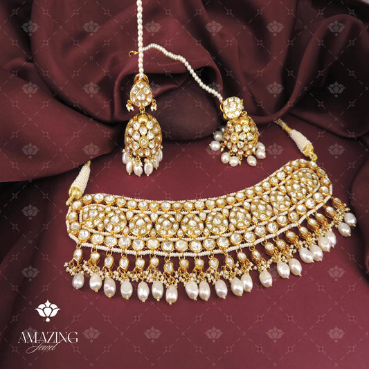 Polki Necklace Set