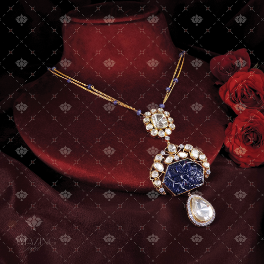 Polki Pendant Set
