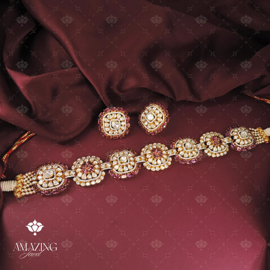 Polki Necklace Set