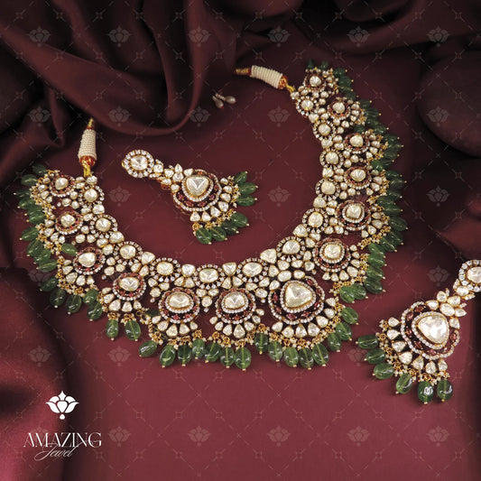 Polki Necklace Set