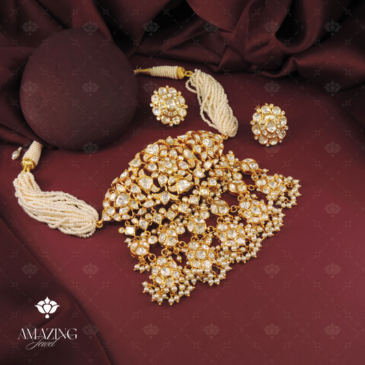 Polki Necklace Set
