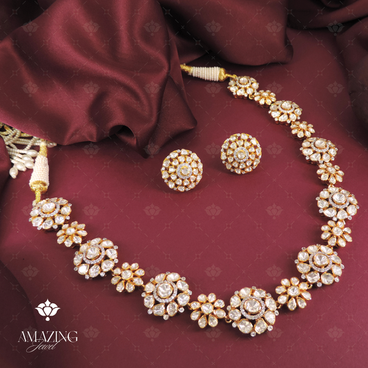 Polki Necklace Set