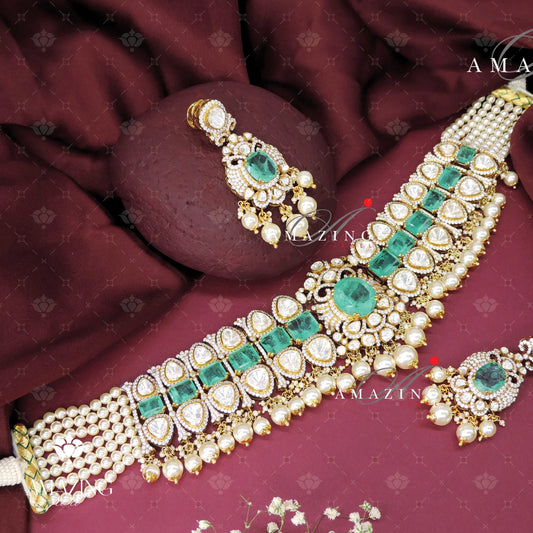 Polki Necklace Set