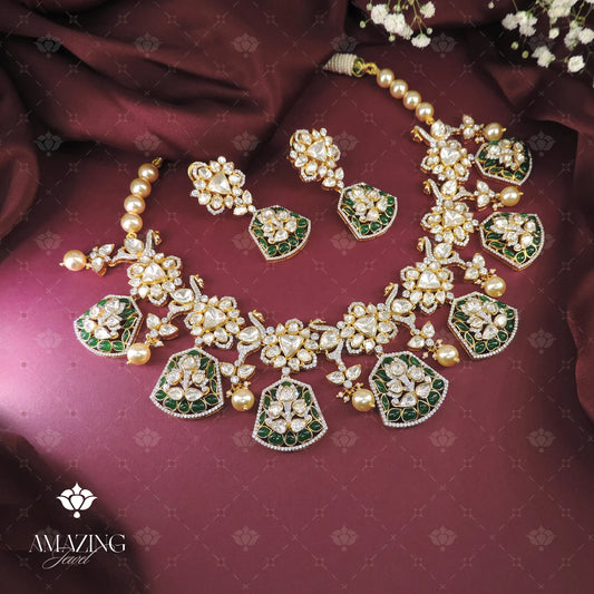 Polki Necklace Set
