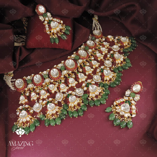 Polki Necklace Set