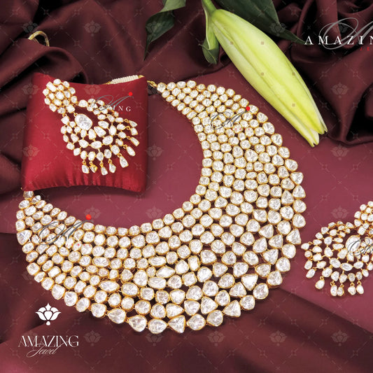 Polki Necklace Set