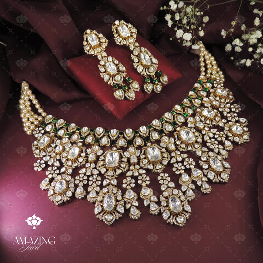 Polki Necklace Set