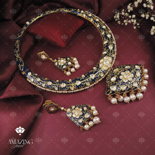 Polki Necklace Set