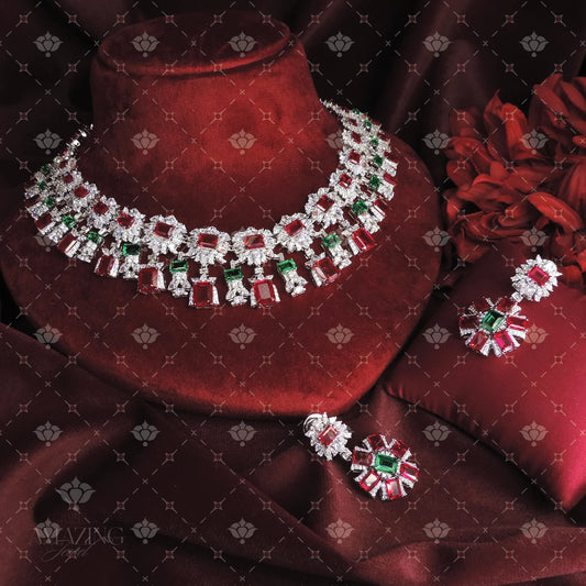 Studded Necklace Set
