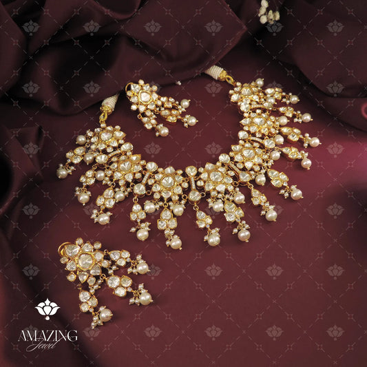 Polki Necklace Set
