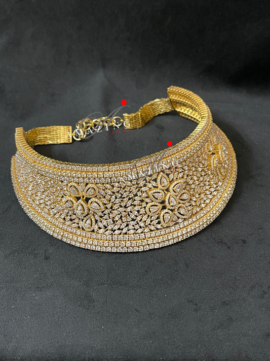 Silver Swarovski Set Indian Wedding Jewelry Necklace Indian Traditional Jewelry Bridal Jewelry 925 Silver Necklace Set Travel Jewelry Choker